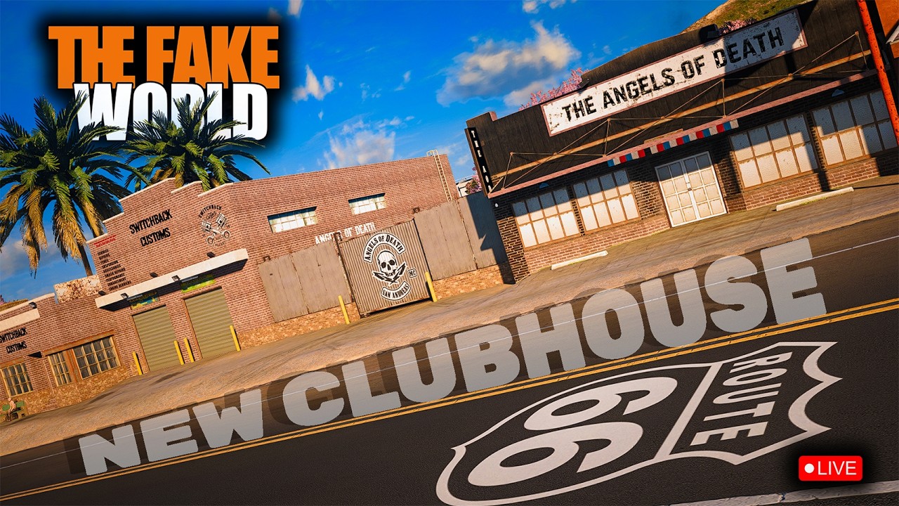 🔴Brand NEW Clubhouse In GTA RP! | The Fake World