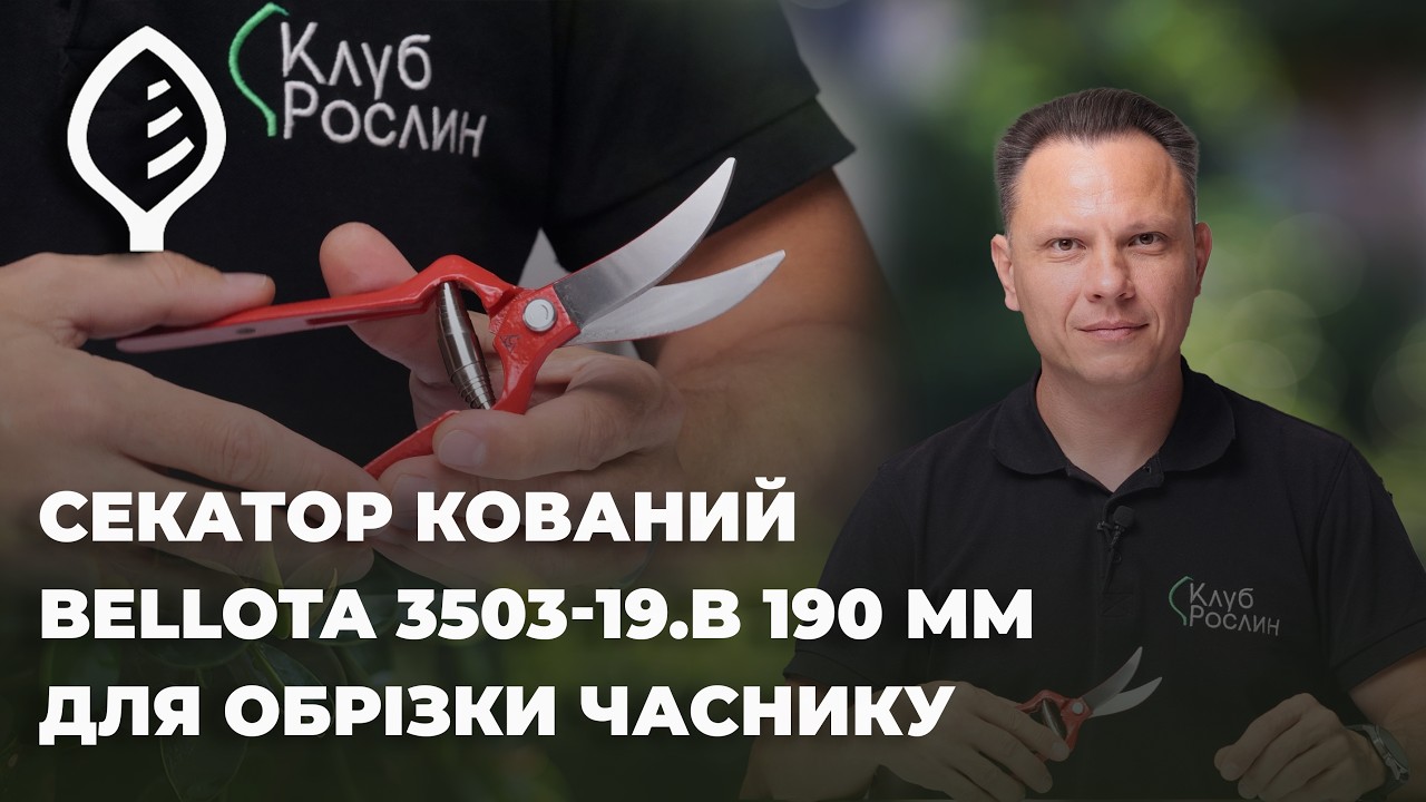 Секатор для часнику Bellota 3503-19.B – чому фермери обирають саме його?