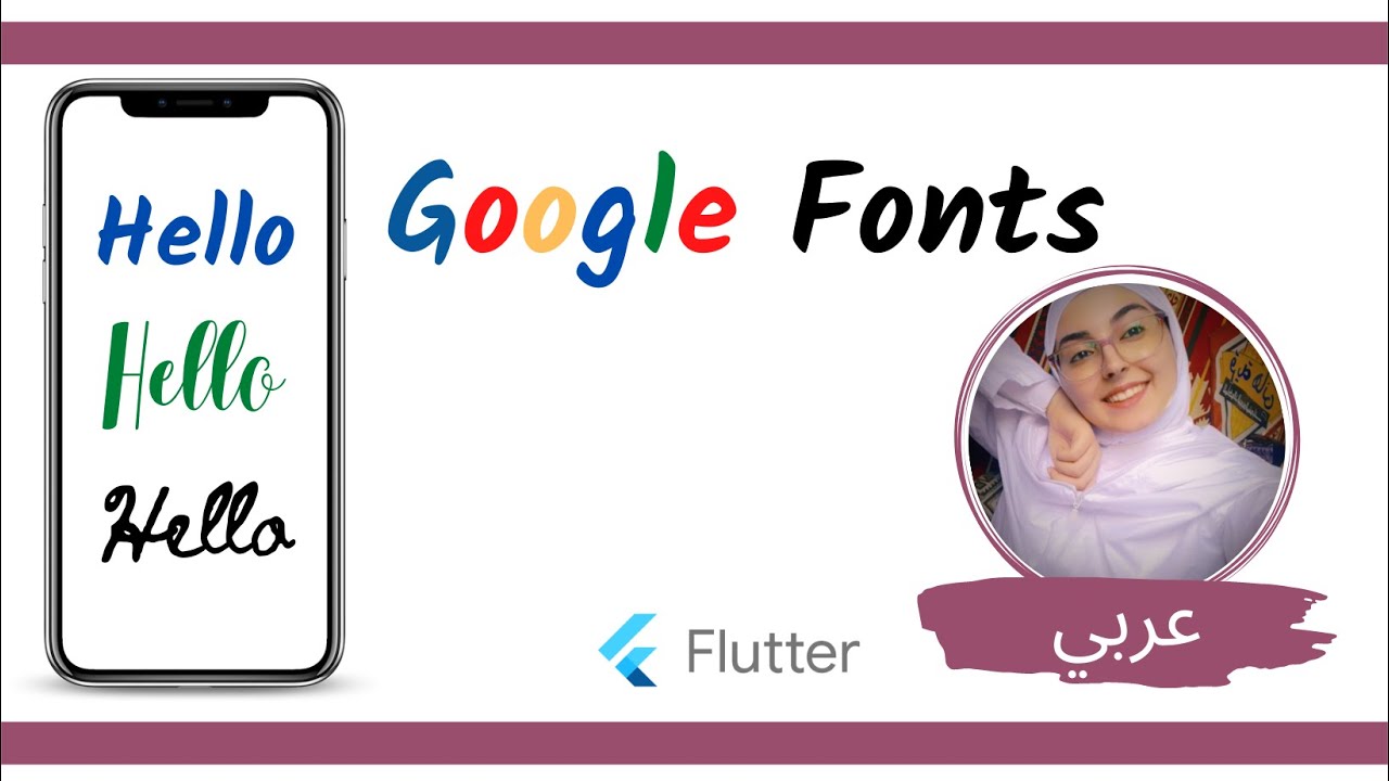 Flutter tutorial - How to use  google fonts