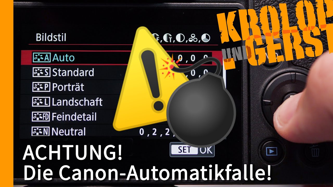 ACHTUNG! Die Canon-Automatikfalle! 📷 Krolop&Gerst