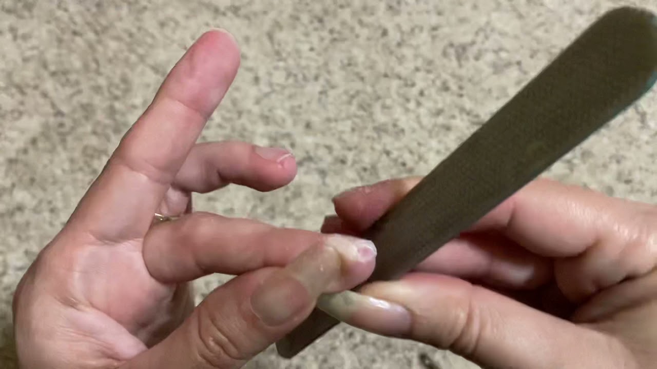 Clipping and Filing my Long Natural Nails