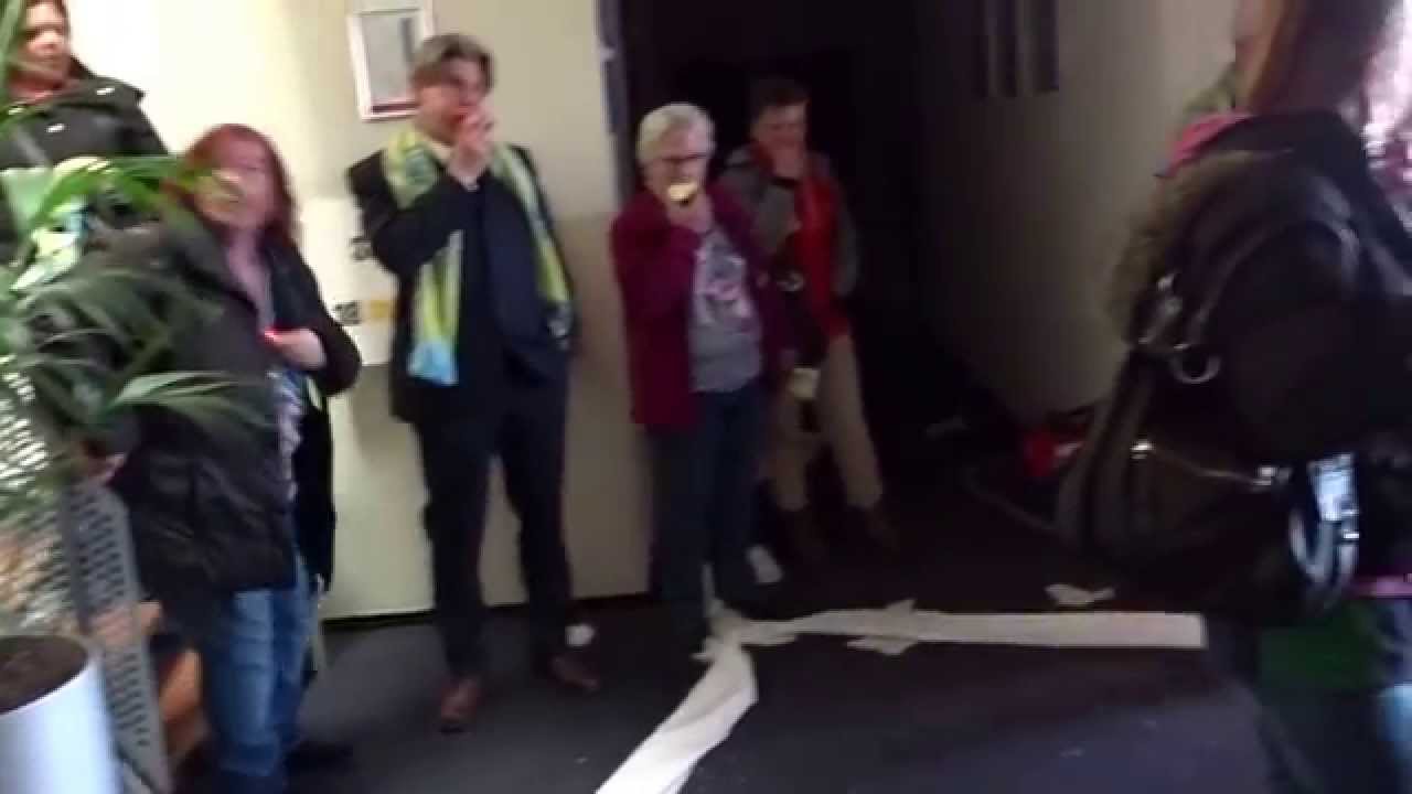 Actie FNV bij GOM SCHOONMAAKBEDRIJF