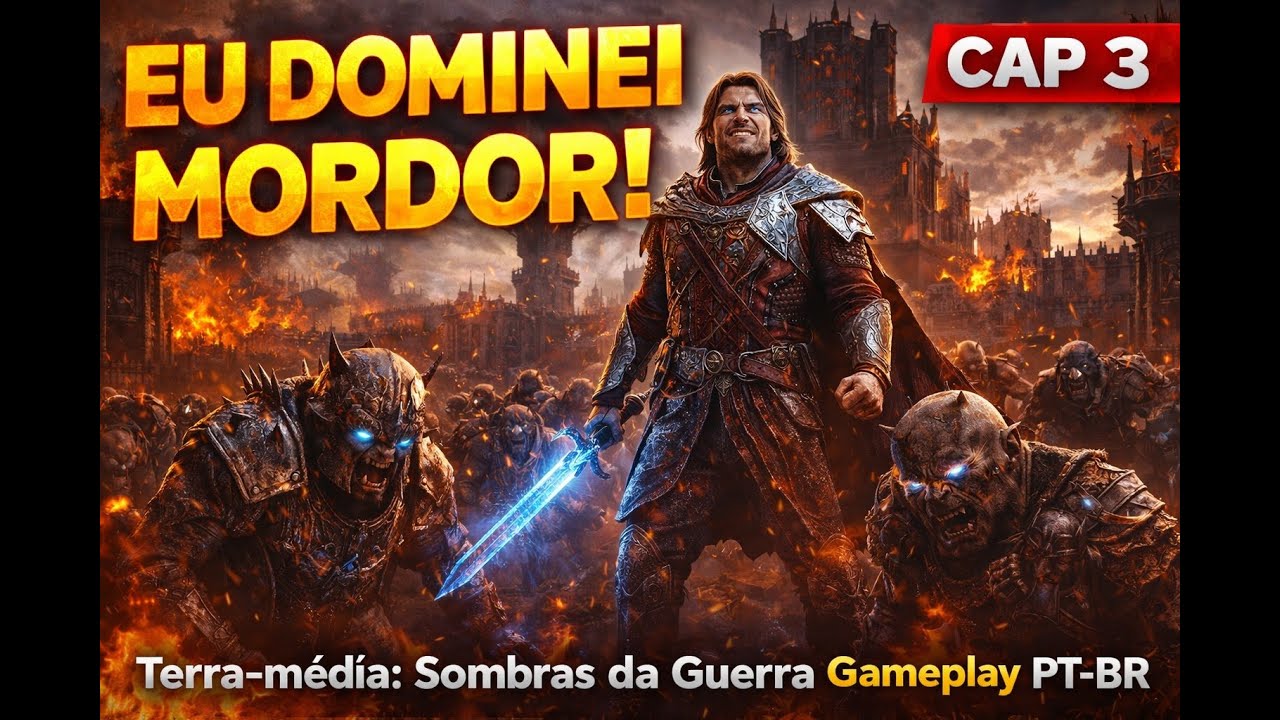 EU DOMINEI MORDOR! | Terra-média: Sombras da Guerra Gameplay PT-BR