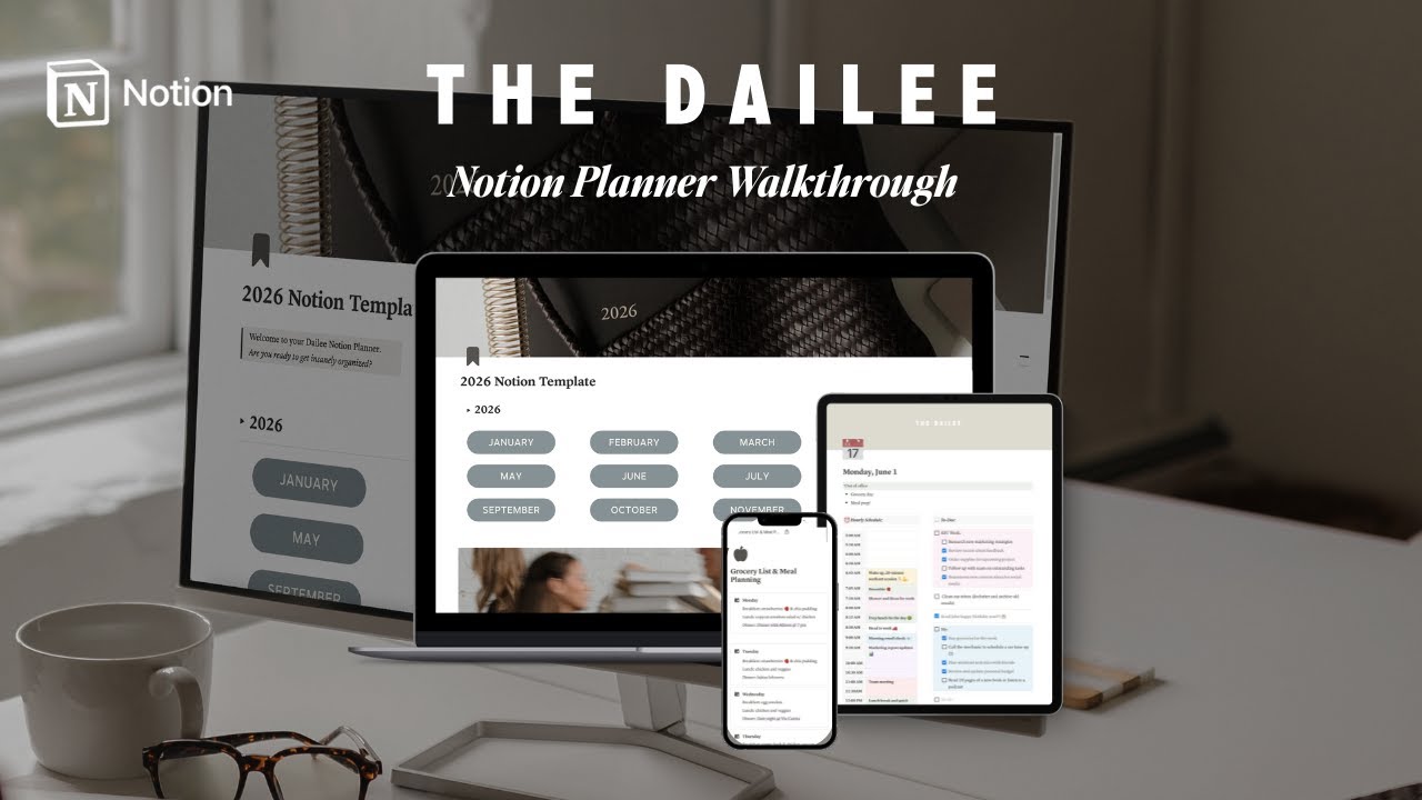 2026 Notion Template Tour | The Dailee