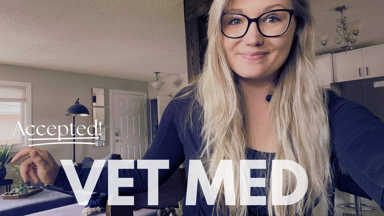 Accepted into Vet Med! | non-traditional path to veterinary medicine, from RN to vet, don't give up!