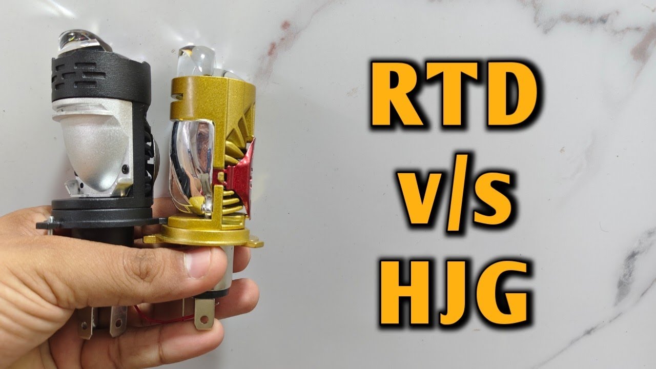 RTD vs HJG led projector #ledheadlight #ledlights 