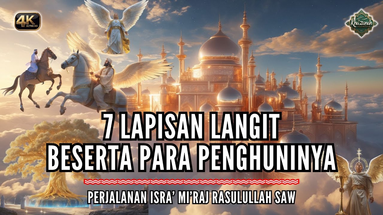 MENAKJUBKAN‼️Inilah 7 Lapisan Langit Beserta Para Penghuninya | Menurut  Islam Al-Qur'an dan Hadist