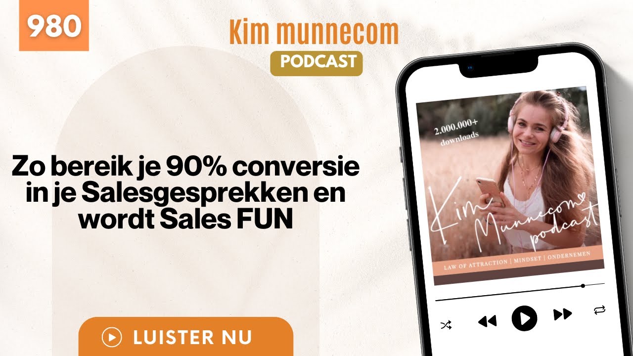 Zo Bereik Je 90% Conversie In Je Salesgesprekken En Wordt Sales FUN #980