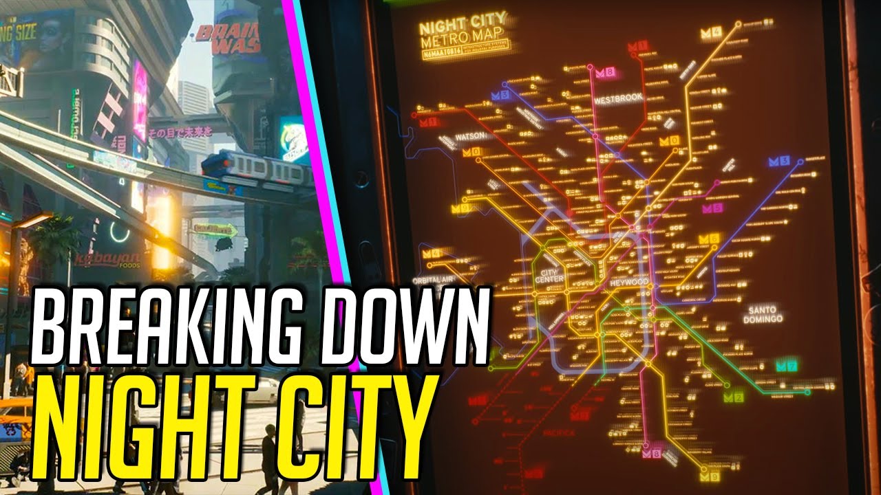 Breaking Down Cyberpunk 2077 Night City | Cyberpunk 2077 Districts & Badlands (Cyberpunk Lore)