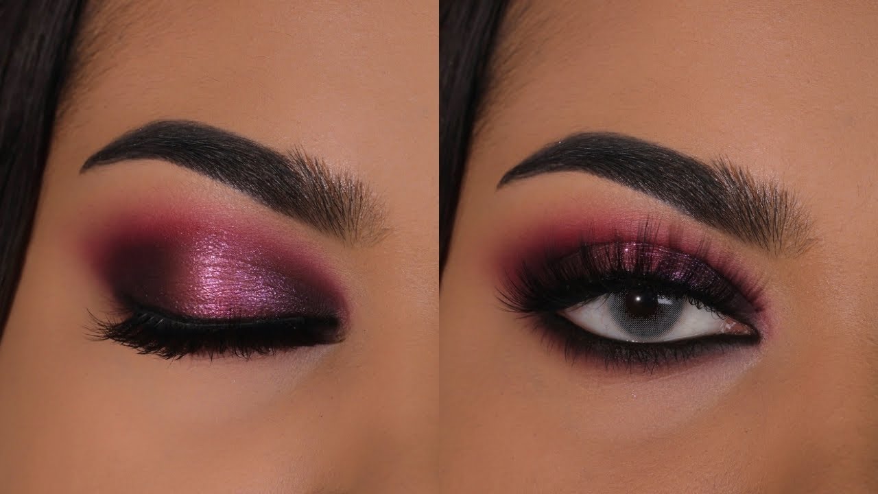 MAKE YOUR EYES LOOK BIG WITH THIS PINK HALO EYE! Indian Bridal Glam eyeshadow tutorial MADE EASY