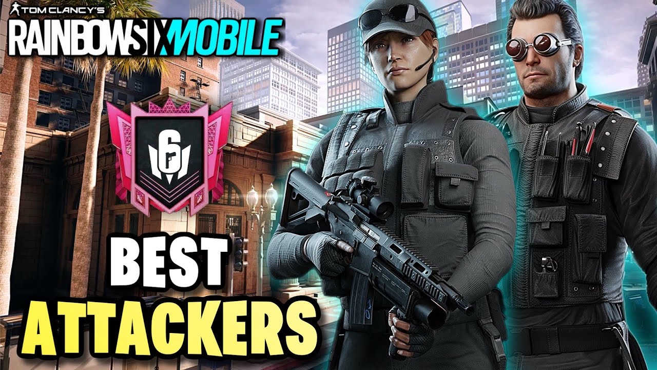 Лучшие атакующие персонажи для победы в Rainbow Six Mobile!!