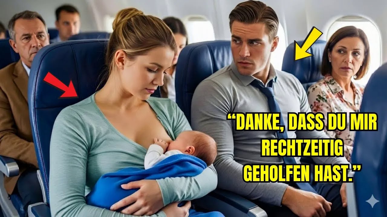 Das Baby eines alleinerziehenden Vaters hörte im Flugzeug nicht auf zu weinen – bis eine ...