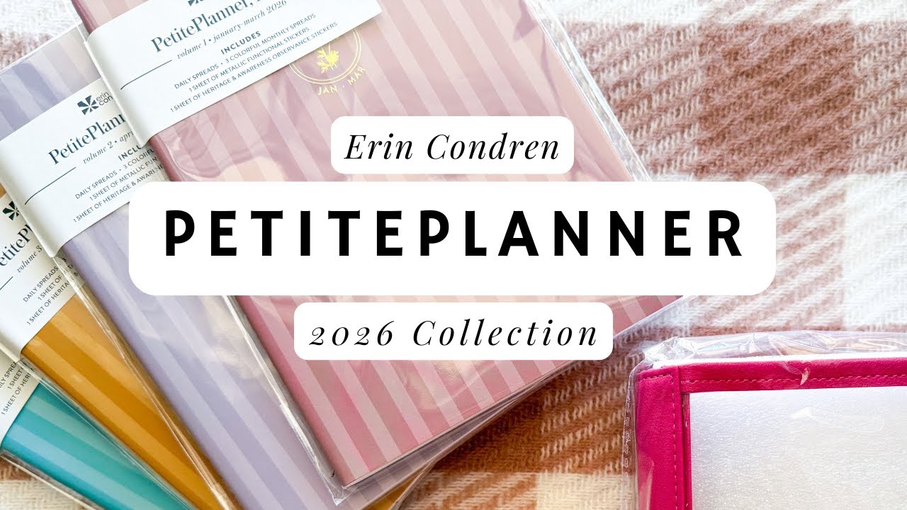 2026 Erin Condren PetitePlanner Collection
