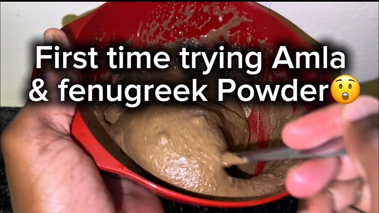 My honest review about Amla and fenugreek powder | Natural Hair Growth Routine