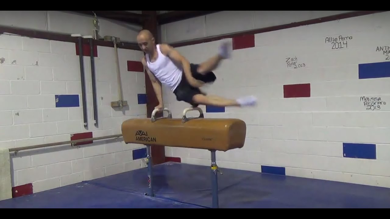 HOW TO LEARN TO DO A SCISSOR ON POMMEL HORSE - SCISSOR TUTORIAL - Gymnastics How To Do Scissors