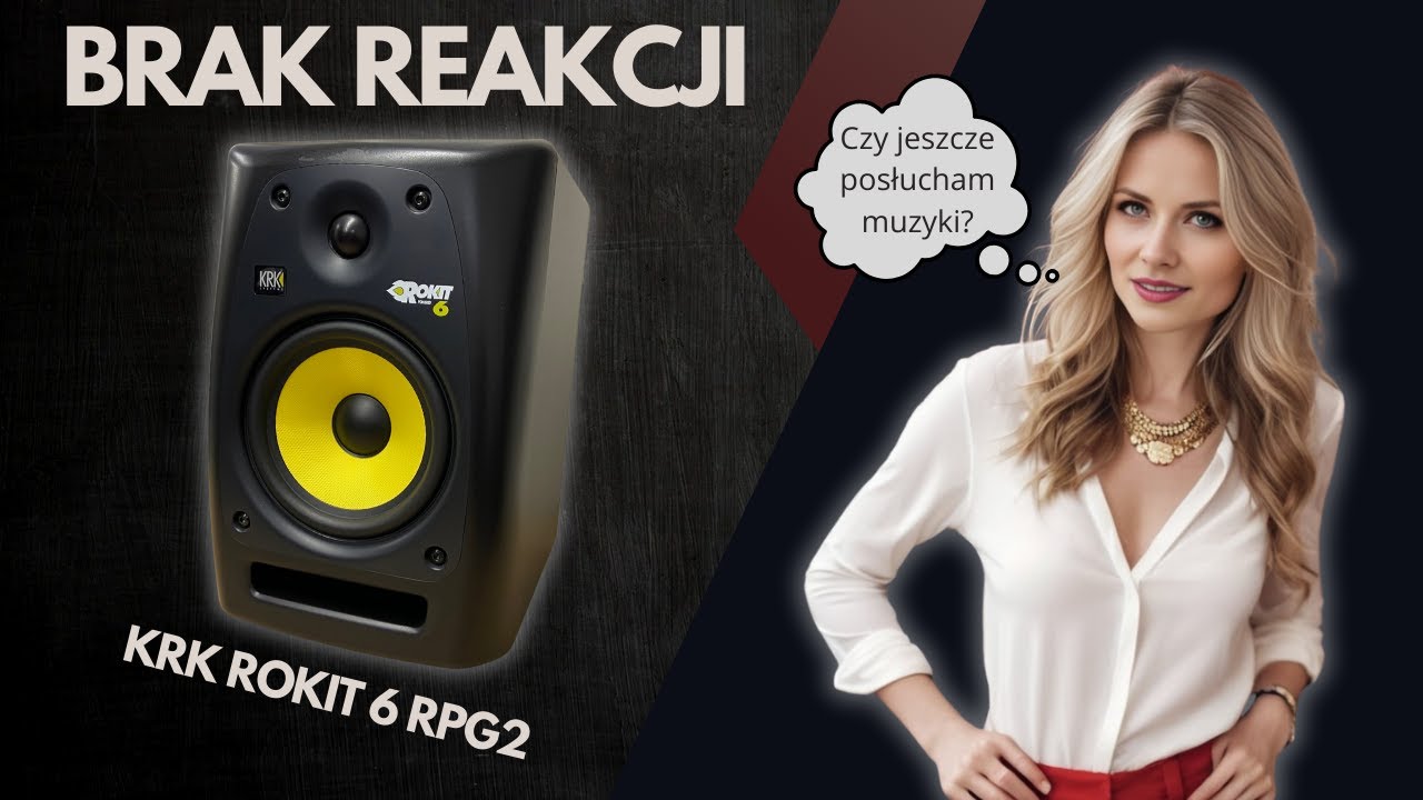 Martwy monitor studyjny KRK Rokit 6 RPG2. SPRAWDŹMY CO SIĘ ZEPSUŁO! #krk #rokit #zreperujto