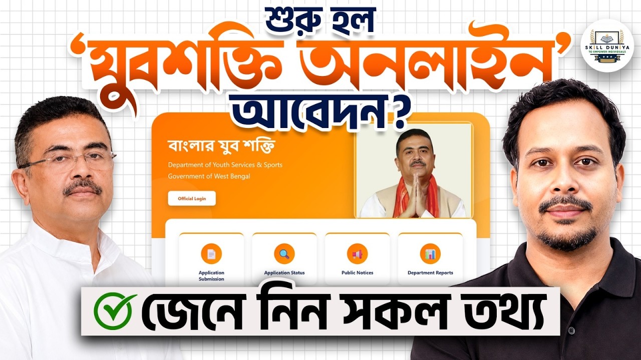 Yuva Shakti Online Form Fill Up 2026 | আবেদন করার আগে এই জরুরি নিয়মগুলো জেনে নিন! | Full Details