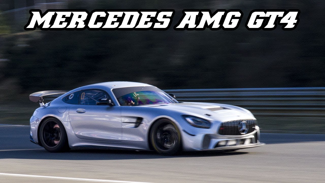 Mercedes AMG GT4 - testing in Zolder
