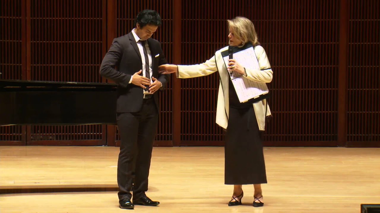 Shepherd School of Music Masterclass with Renée Fleming - Rafael Moras, tenor