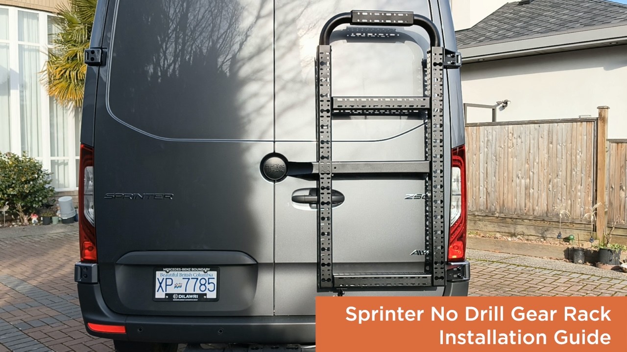 Sprinter No Drill Gear Rack Installation Guide