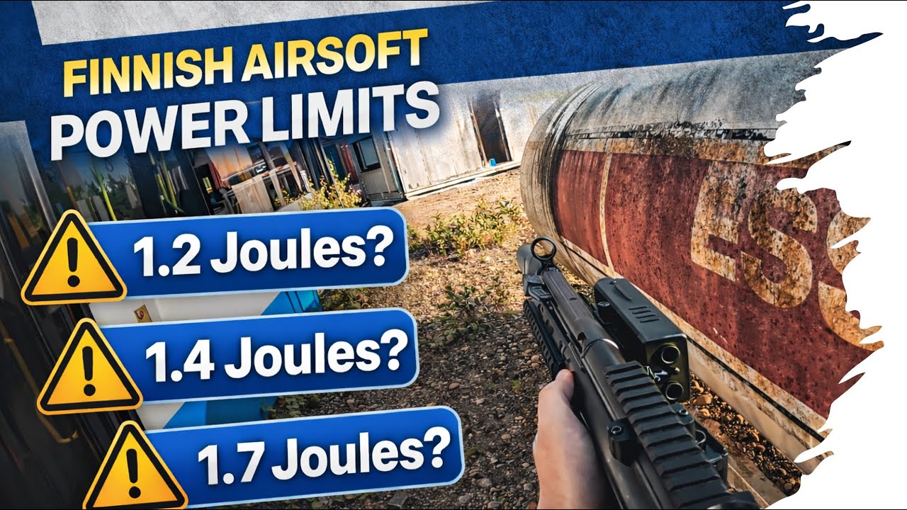 How Powerful Is AIRSOFT in Finland? Both Indoor and Outdoor Field Joule Limits Reviewed