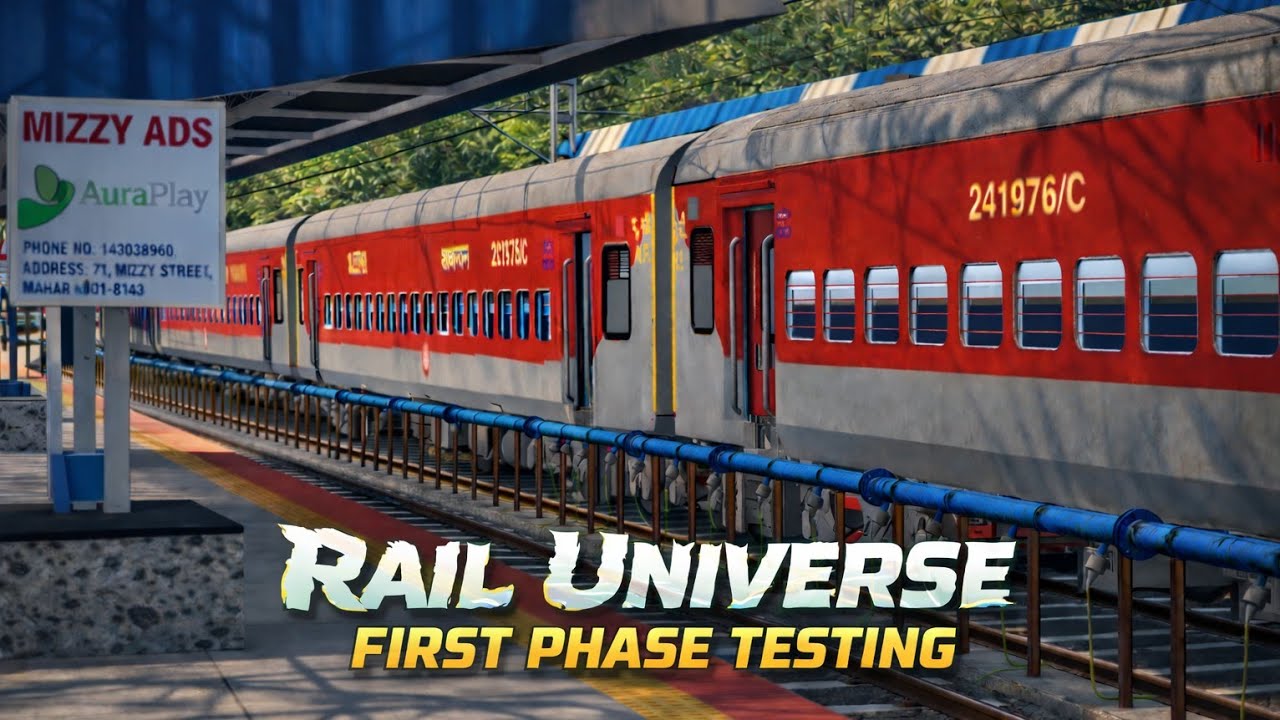 RAIL UNIVERSE FIRST PHASE TESTING | JOURNEY GAMEPLAY | LOW END DEVICE | GRAPHICS | ISHU K TECH