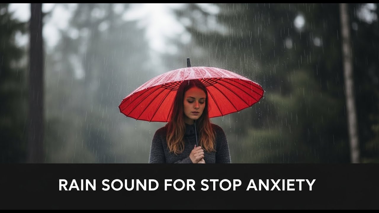 Pure Rain and Thunder Sounds for Deep Sleep and Anxiety Relief in Total Darkness | Looped for S