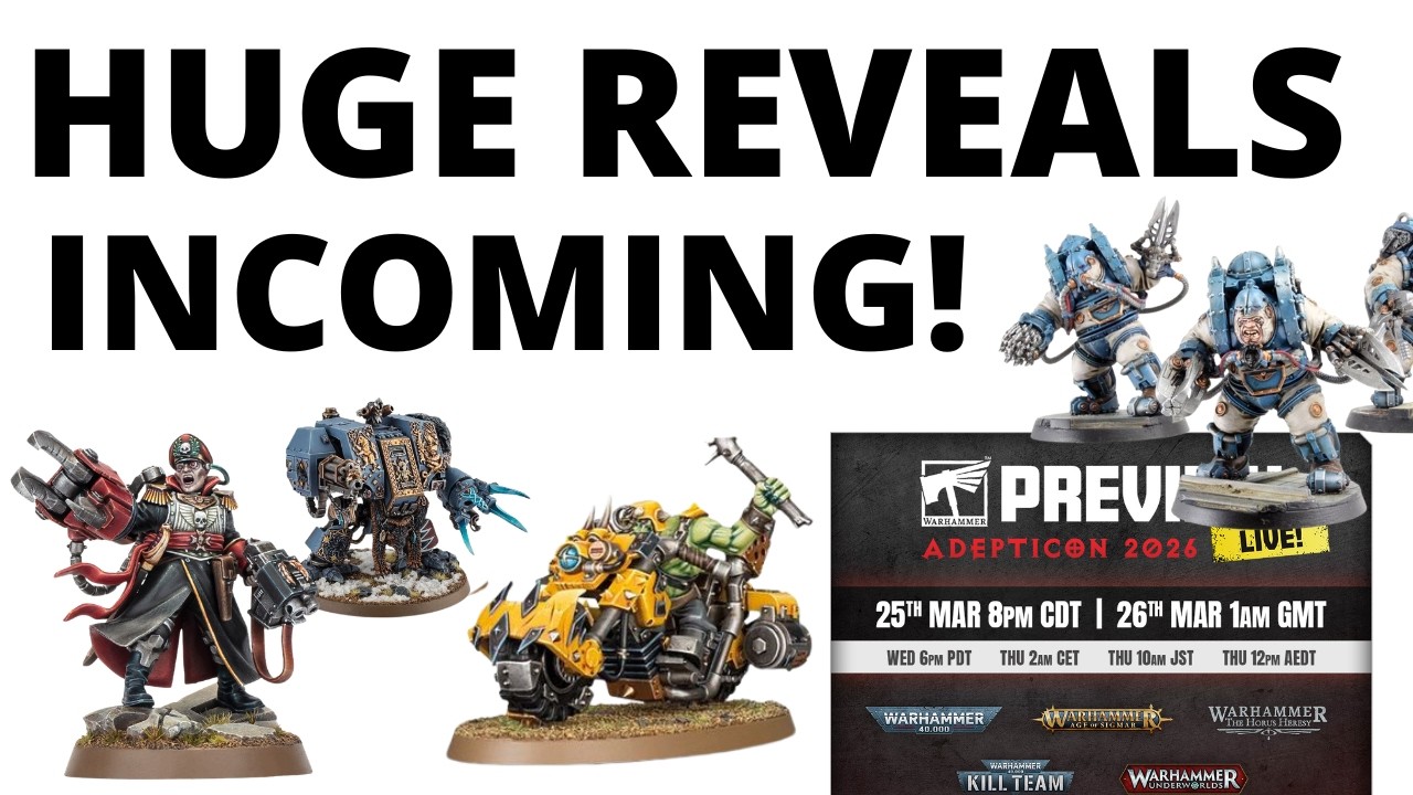 HUGE Reveals Inbound Next Week - Guard, Orks, Blood Angels, Space Wolves and More!