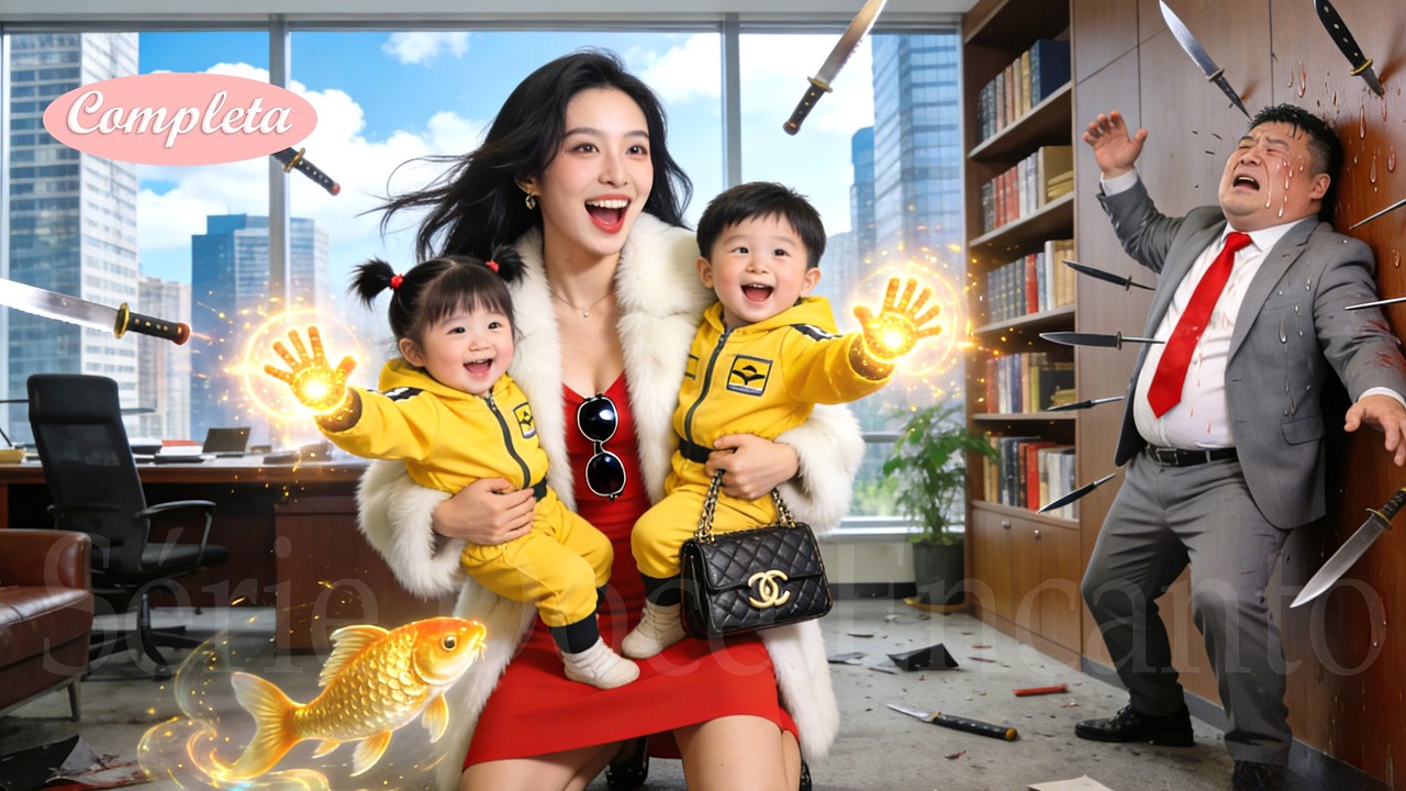 Mamãe azarada é humilhada pelo chefe… dois bebês fofos aparecem e dão uma lição no vilão!#drama