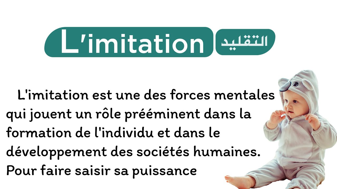 Apprendre le français et améliorer la prononciation : texte en français avec la traduction en arabe