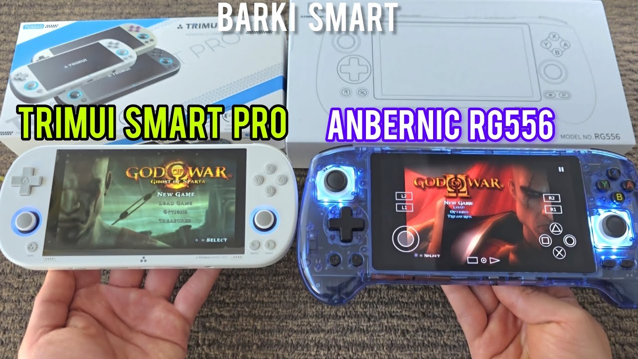 Comparación TRIMUI  SMART  PRO  VS  ANBERNIC  RG556