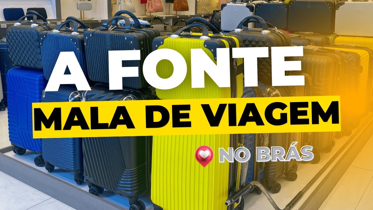 MALA DE VIAGEM no BRÁS | KITS de Mala - Frasqueiras e Mais | Atacado e Varejo #brás #maladeviagem
