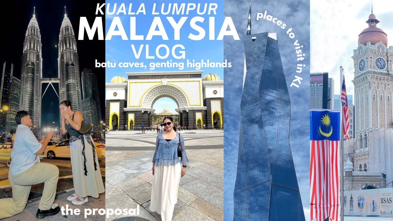MALAYSIA VLOG 🇲🇾 places to visit in KL, genting highlands, the proposal 💍