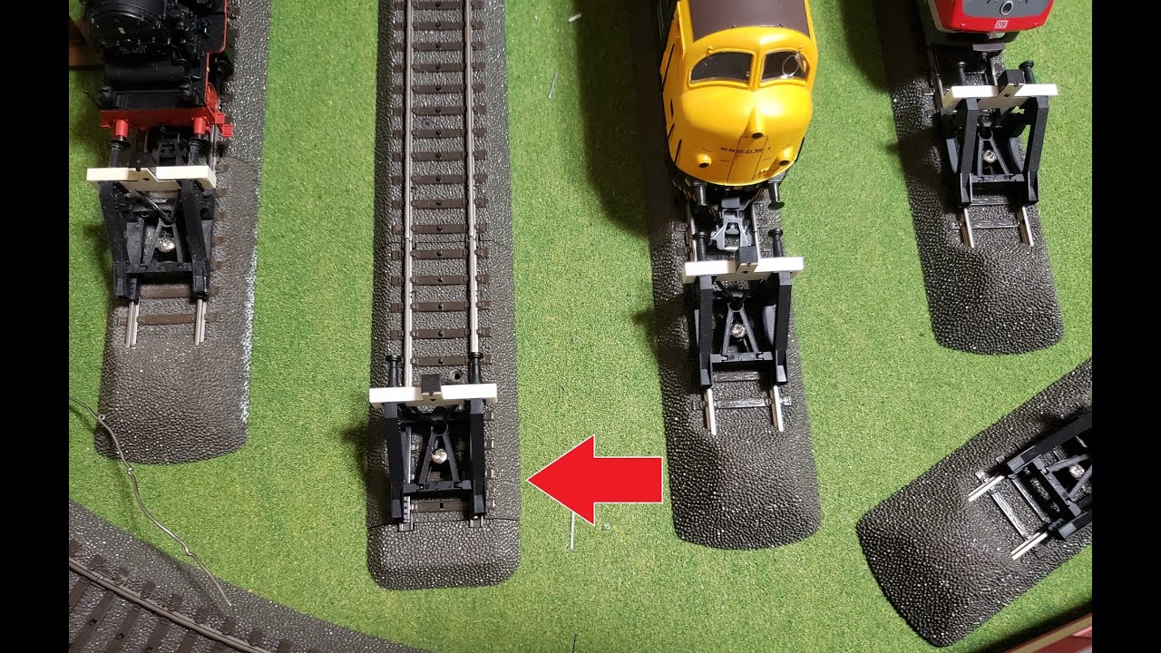 How to upgrade & beautify Marklin 24977 / 24978 C track bumpers