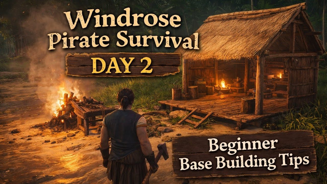 Windrose Pirate Survival Day 2 &ndash; Beginner Base Building Tips