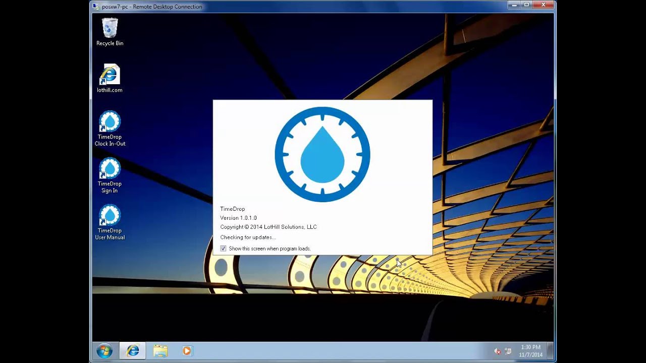 How to Install TimeDrop and Connect to a Shared Database