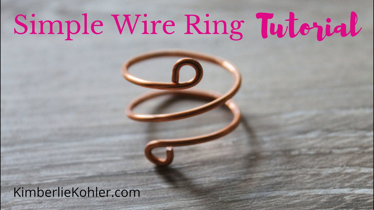 How to Make a Simple Wire Wrapped Ring (Tutorial)