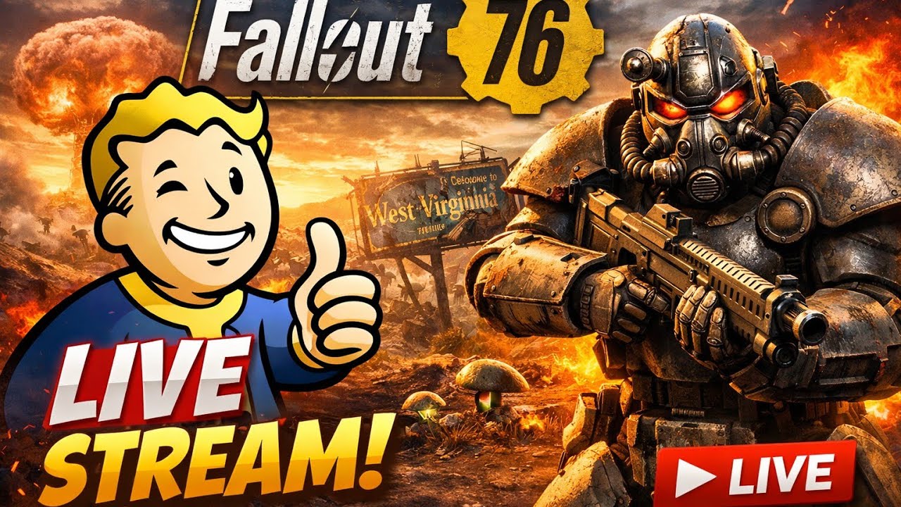 Fallout 76 LIVE 🔴Lets Explore!