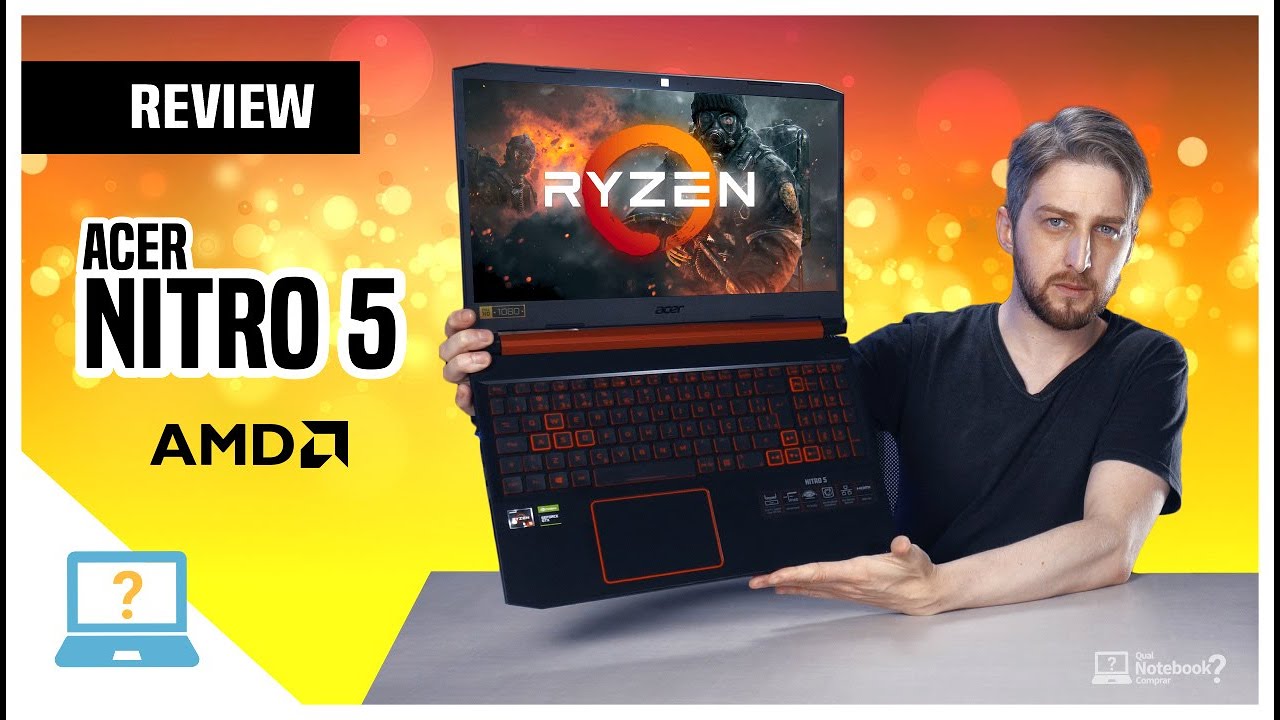 Acer Nitro 5 AMD Ryzen Notebook Gamer Barato 2020 🎮 Análise Review do modelo AN515-43 com GTX 1650