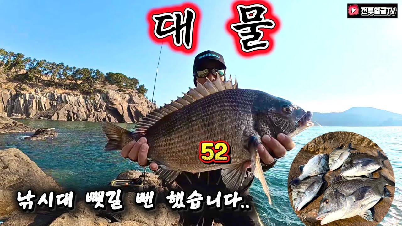 [대물의 맛]52cm 감성돔 한 점의 행복🔥 갓 잡은 회와 보약 지리탕까지 풀코스‼️