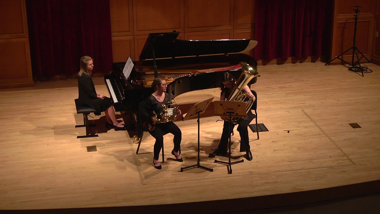Suite for Horn, Tuba and Piano  Dancing with Myself 2008 by Barbara York