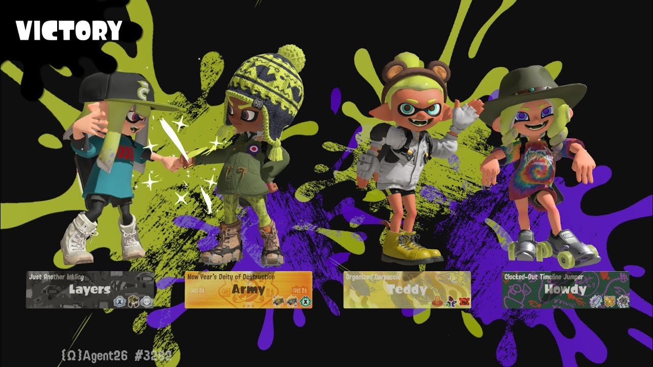 Splatoon 3: Clam Blitz series gameplay (X Battle)