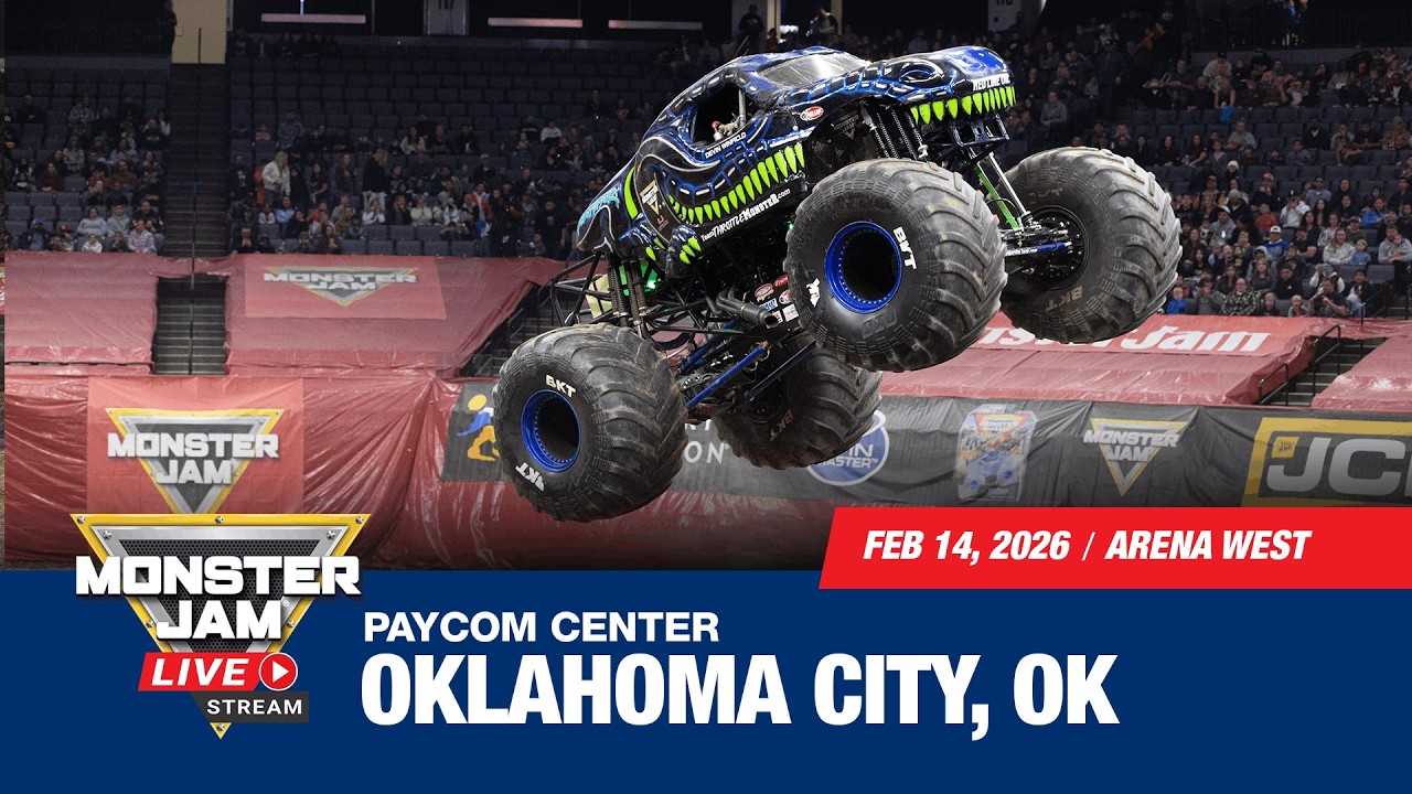 Monster Jam: Oklahoma City - 1 (Full Event) | Feb 14, 2026 | Arena West