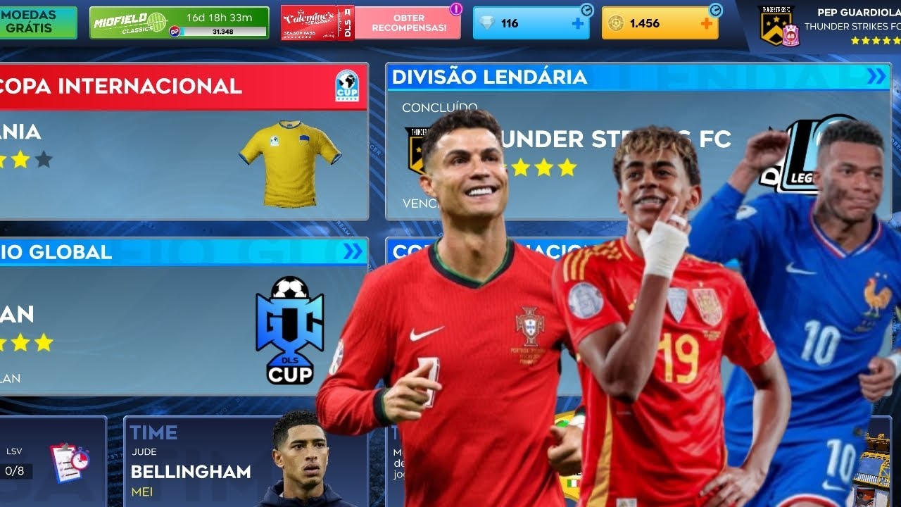 DLS 26|RUMO A COPA INTERNACIONAL ⚽🔥🚀