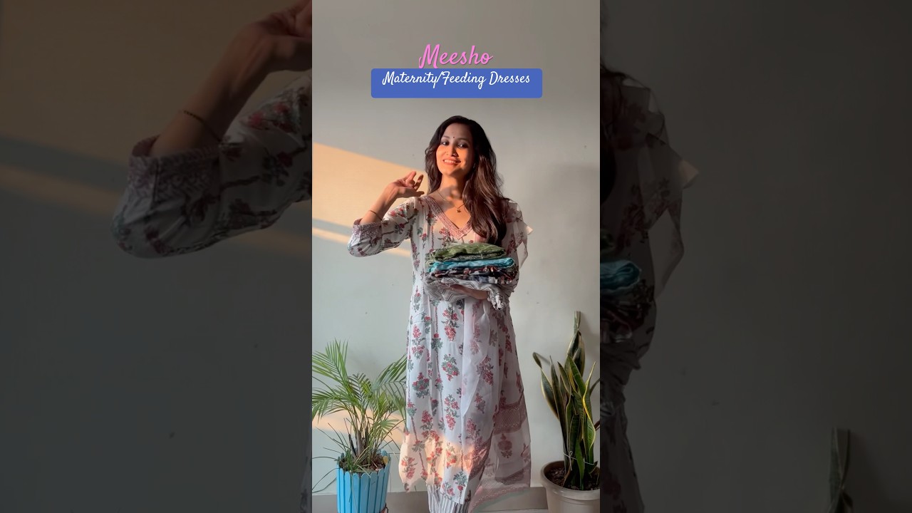 Maternity Dresses|Best Msyernity Suits| Feeding dresses| Meesho maternity Haul
