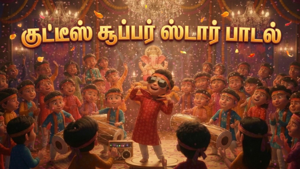 Superstar Song for Kids 🕺 - சூப்பர் ஸ்டார் 💃 பாடல் குழந்தைகளுக்கு 🪩 | Fun Children’s Music Video