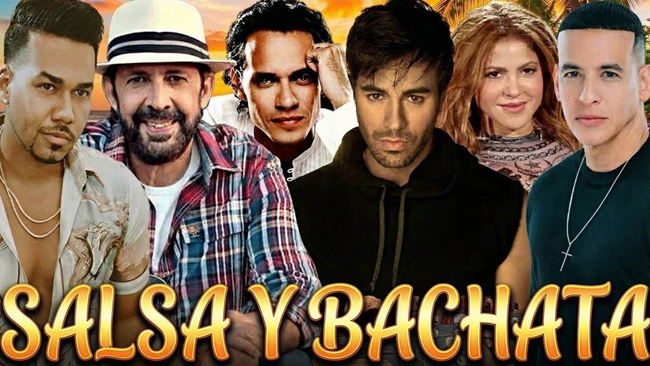JUAN LUIS GUERRA, MARC ANTHONY, ROMEO SANTOS, ENRIQUE IGLESIAS, PRINCE ROYCE SALSA Y BACHATA EXITOS