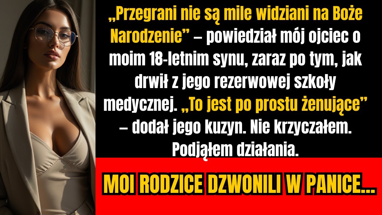 „Nie należy do rodziny” — tak nazwali mojego syna w Wigilię, więc zrobiłam coś nieodwracalnego.