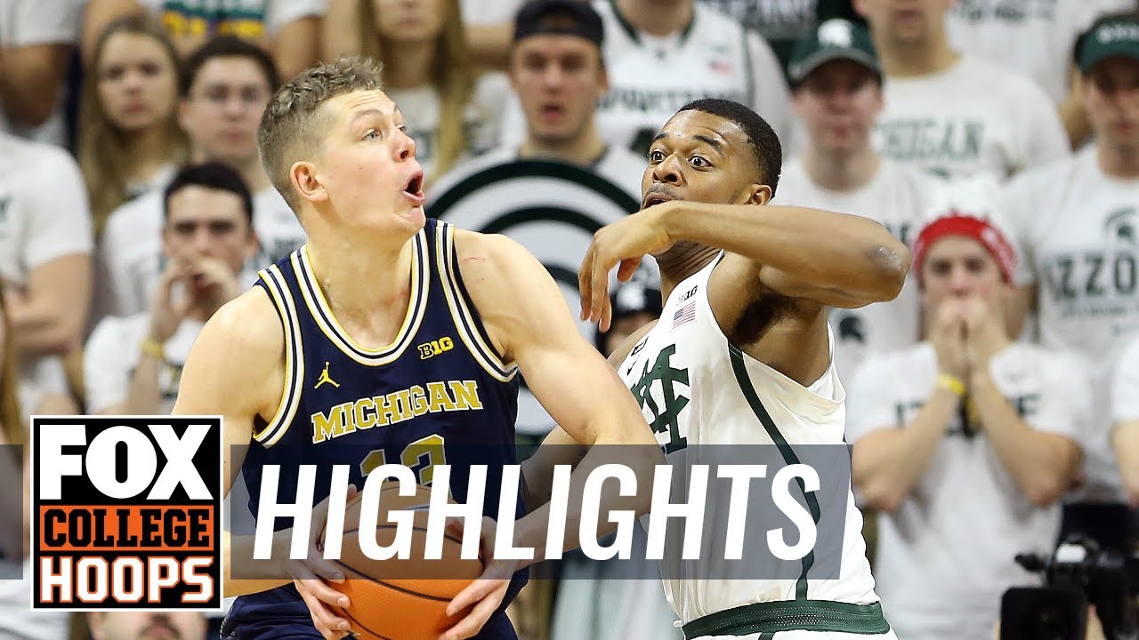 Michigan vs Michigan State | Highlights | FOX COLLEGE HOOPS