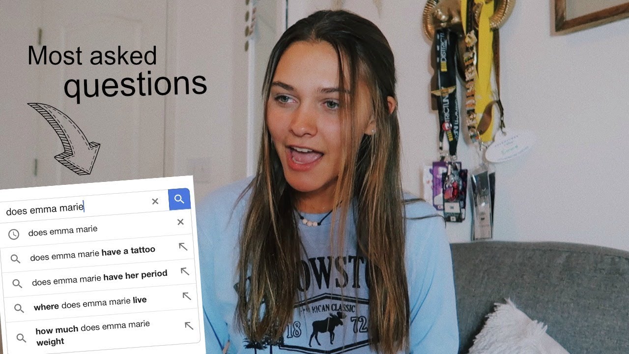 I ANSWERED GOOGLE'S MOST ASKED QUESTIONS ABOUT ME | Emma Marie
